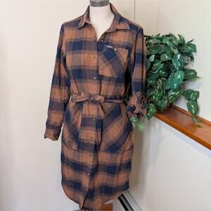 Columbia Ferntree Gully Flannel Dress Size Medium